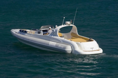 TT 45 Top System, application Surface Drives on boat Alson Charme 43
